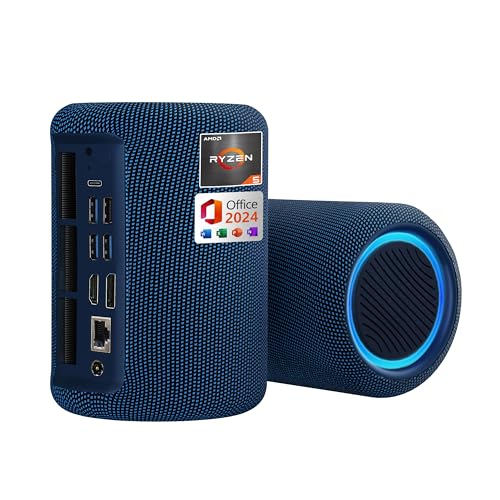 Amazon.co.jp: Fsjun ミニPC 音箱型 2024 office搭载&Win 11 Pro AMD